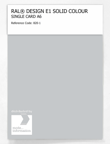 Artikelbild des Artikels “RAL® EFFECT E1 SINGLE CARD 800 SERIES 820-1 “