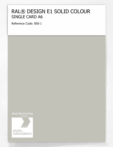 Artikelbild des Artikels “RAL® EFFECT E1 SINGLE CARD 800 SERIES 850-1 “