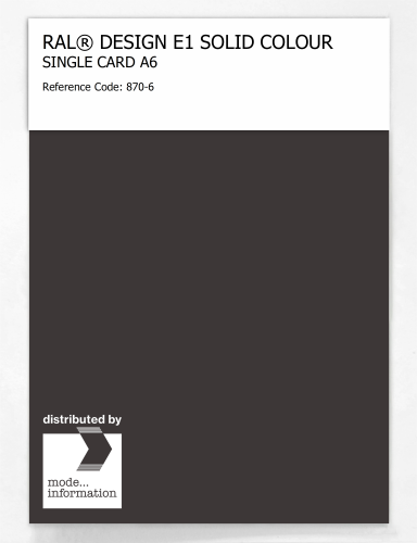 Artikelbild des Artikels “RAL® EFFECT E1 SINGLE CARD 800 SERIES 870-6 “