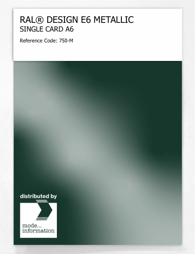 Artikelbild des Artikels “RAL® EFFECT E6 SINGLE CARD 700 SERIES 750-M METALLIC “