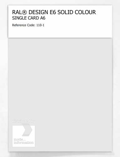 Artikelbild des Artikels “RAL® EFFECT E6 SINGLE SHEET 100 SERIES A6 110-1 “