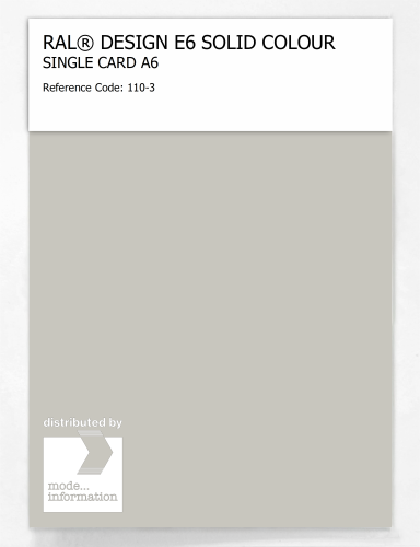 Artikelbild des Artikels “RAL® EFFECT E6 SINGLE SHEET 100 SERIES A6 110-3 “