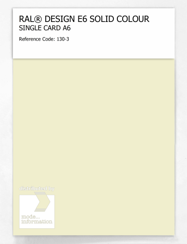 Artikelbild des Artikels “RAL® EFFECT E6 SINGLE SHEET 100 SERIES A6 130-3 “