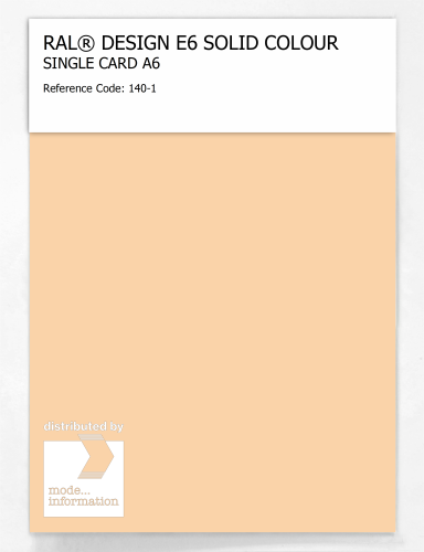 Artikelbild des Artikels “RAL® EFFECT E6 SINGLE SHEET 100 SERIES A6 140-1 “