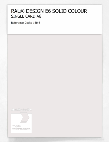 Artikelbild des Artikels “RAL® EFFECT E6 SINGLE SHEET 100 SERIES A6 160-3 “