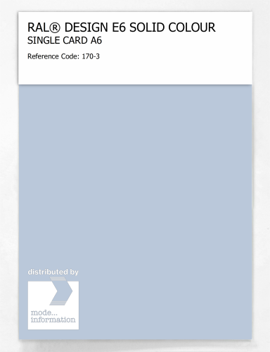 Artikelbild des Artikels “RAL® EFFECT E6 SINGLE SHEET 100 SERIES A6 170-3 “