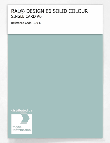 Artikelbild des Artikels “RAL® EFFECT E6 SINGLE SHEET 100 SERIES A6 190-6 “