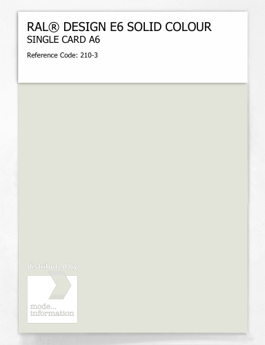 Artikelbild des Artikels “RAL® EFFECT E6 SINGLE SHEET 200 SERIES A6 210-3 “