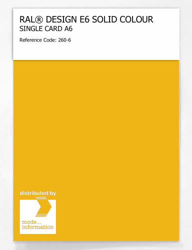 Artikelbild des Artikels “RAL® EFFECT E6 SINGLE SHEET 200 SERIES A6 260-6 “