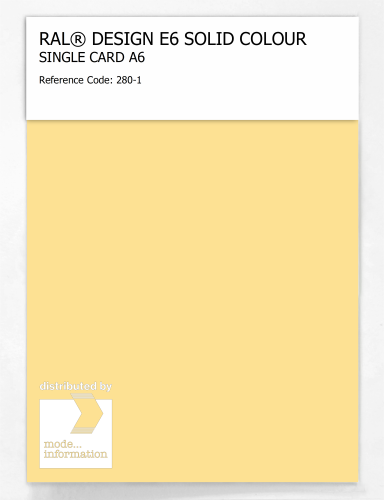 Artikelbild des Artikels “RAL® EFFECT E6 SINGLE SHEET 200 SERIES A6 280-1 “