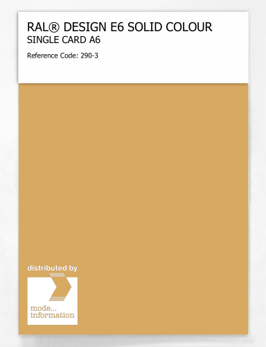 Artikelbild des Artikels “RAL® EFFECT E6 SINGLE SHEET 200 SERIES A6 290-3 “