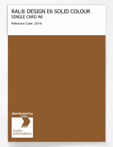Artikelbild des Artikels “RAL® EFFECT E6 SINGLE SHEET 300 SERIES A6 310-6 “