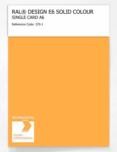 Artikelbild des Artikels “RAL® EFFECT E6 SINGLE SHEET 300 SERIES A6 370-1 “