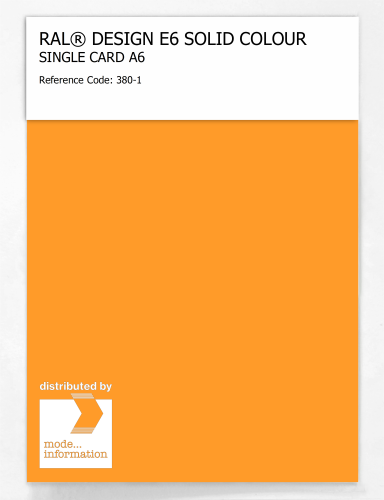 Artikelbild des Artikels “RAL® EFFECT E6 SINGLE SHEET 300 SERIES A6 380-1 “