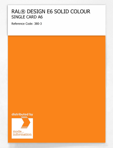 Artikelbild des Artikels “RAL® EFFECT E6 SINGLE SHEET 300 SERIES A6 380-3 “