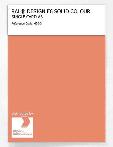 Artikelbild des Artikels “RAL® EFFECT E6 SINGLE SHEET 400 SERIES A6 420-3 “