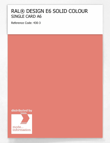 Artikelbild des Artikels “RAL® EFFECT E6 SINGLE SHEET 400 SERIES A6 430-3 “