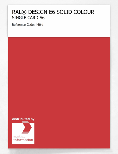Artikelbild des Artikels “RAL® EFFECT E6 SINGLE SHEET 400 SERIES A6 440-1 “