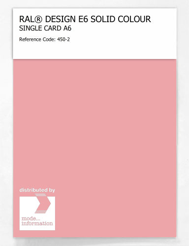 Artikelbild des Artikels “RAL® EFFECT E6 SINGLE SHEET 400 SERIES A6 450-2 “