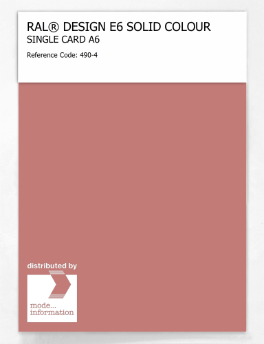 Artikelbild des Artikels “RAL® EFFECT E6 SINGLE SHEET 400 SERIES A6 490-4 “