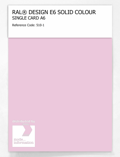 Artikelbild des Artikels “RAL® EFFECT E6 SINGLE SHEET 500 SERIES A6 510-1 “