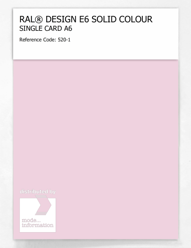 Artikelbild des Artikels “RAL® EFFECT E6 SINGLE SHEET 500 SERIES A6 520-1 “