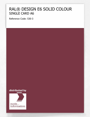 Artikelbild des Artikels “RAL® EFFECT E6 SINGLE SHEET 500 SERIES A6 530-3 “
