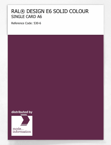 Artikelbild des Artikels “RAL® EFFECT E6 SINGLE SHEET 500 SERIES A6 530-6 “