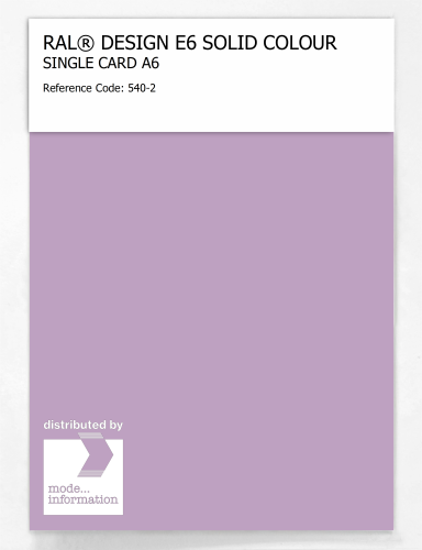 Artikelbild des Artikels “RAL® EFFECT E6 SINGLE SHEET 500 SERIES A6 540-2 “