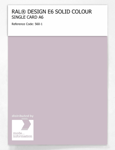 Artikelbild des Artikels “RAL® EFFECT E6 SINGLE SHEET 500 SERIES A6 560-1 “