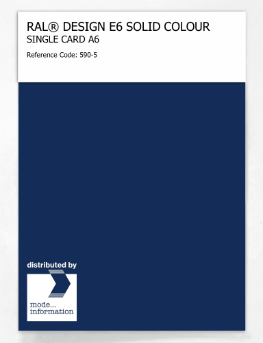Artikelbild des Artikels “RAL® EFFECT E6 SINGLE SHEET 500 SERIES A6 590-5 “