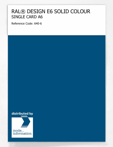 Artikelbild des Artikels “RAL® EFFECT E6 SINGLE SHEET 600 SERIES A6 640-6 “