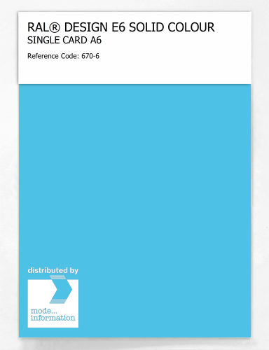 Artikelbild des Artikels “RAL® EFFECT E6 SINGLE SHEET 600 SERIES A6 670-6 “