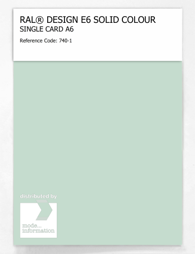 Artikelbild des Artikels “RAL® EFFECT E6 SINGLE SHEET 700 SERIES A6 740-1 “