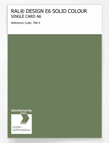 Artikelbild des Artikels “RAL® EFFECT E6 SINGLE SHEET 700 SERIES A6 760-5 “