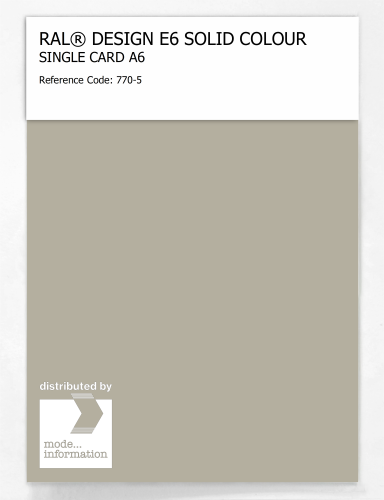 Artikelbild des Artikels “RAL® EFFECT E6 SINGLE SHEET 700 SERIES A6 770-5 “