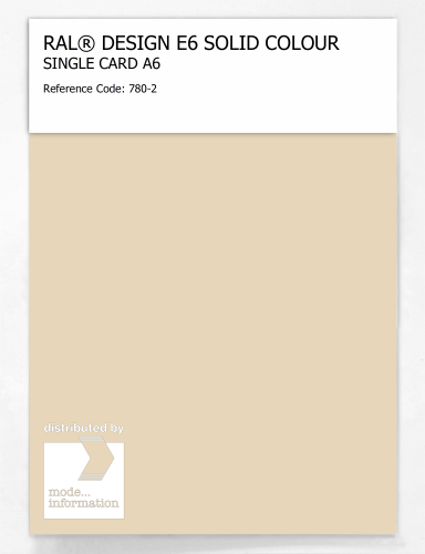 Artikelbild des Artikels “RAL® EFFECT E6 SINGLE SHEET 700 SERIES A6 780-2 “