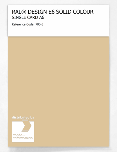 Artikelbild des Artikels “RAL® EFFECT E6 SINGLE SHEET 700 SERIES A6 780-3 “