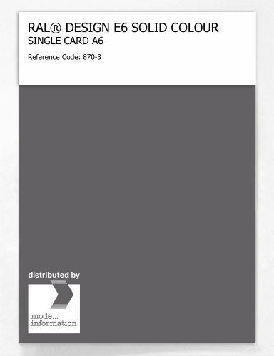 Artikelbild des Artikels “RAL® EFFECT E6 SINGLE SHEET 800 SERIES A6 870-3 “