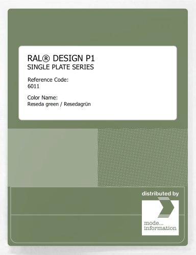 Artikelbild des Artikels “RAL® PLASTICS P1 SINGLE PLATE 6000 SERIES 6011 Reseda green / Resedagrün “