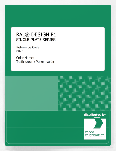Artikelbild des Artikels “RAL® PLASTICS P1 SINGLE PLATE 6000 SERIES 6024 Traffic green / Verkehrsgrün “