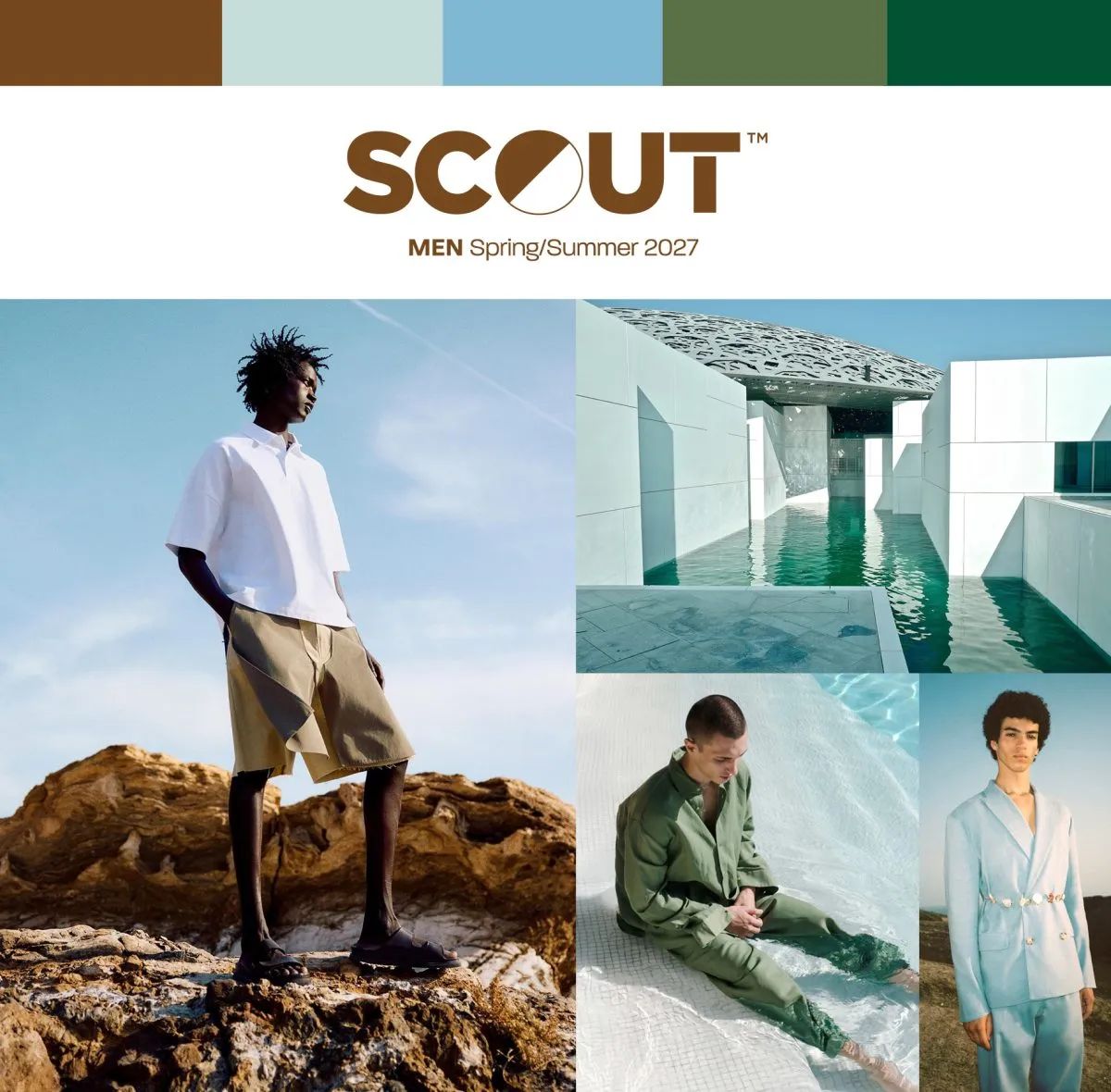 Artikelbild 1 des Artikels “Scout Men's Trend Report Colour & Trend S/S 2027 “