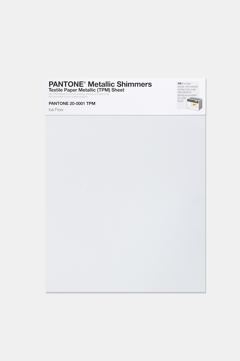 Artikelbild 1 des Artikels “PANTONE® METALLIC SHIMMERS SHEET 20-0001 TPM Ice Flow “