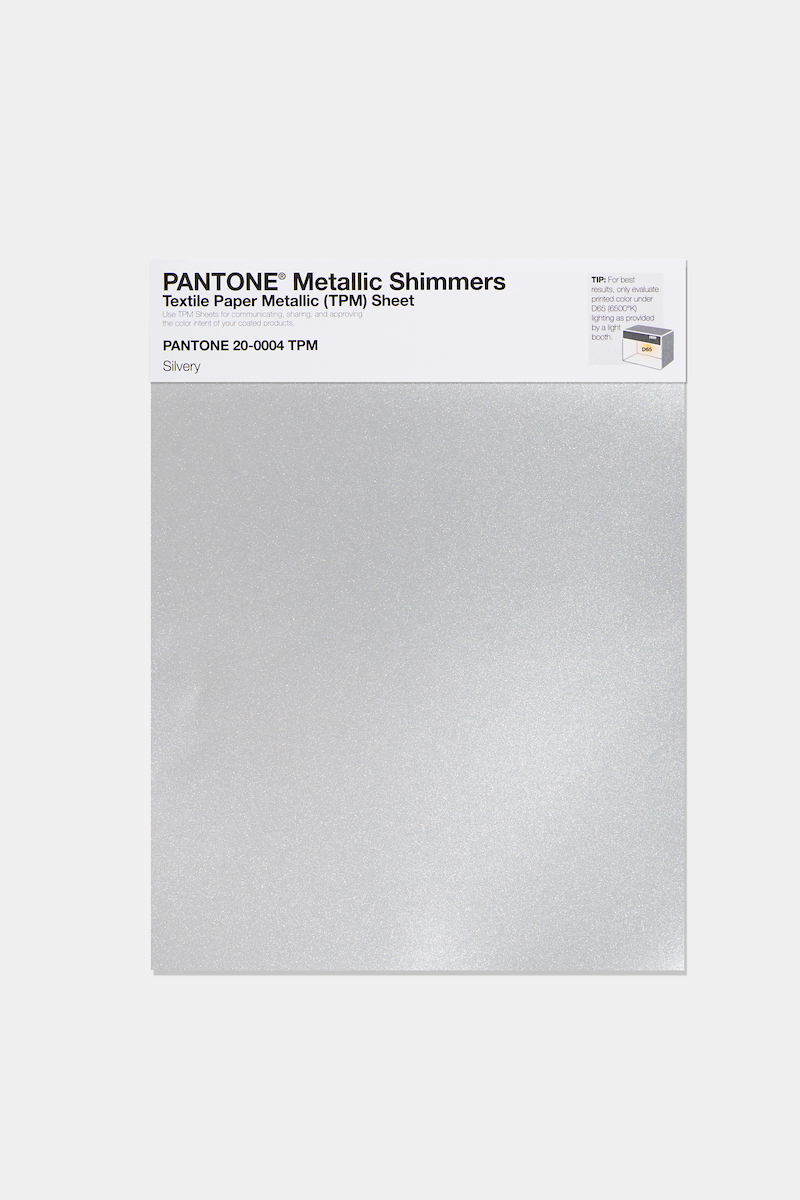 Artikelbild 1 des Artikels “PANTONE® METALLIC SHIMMERS SHEET 20-0004 TPM Silvery “
