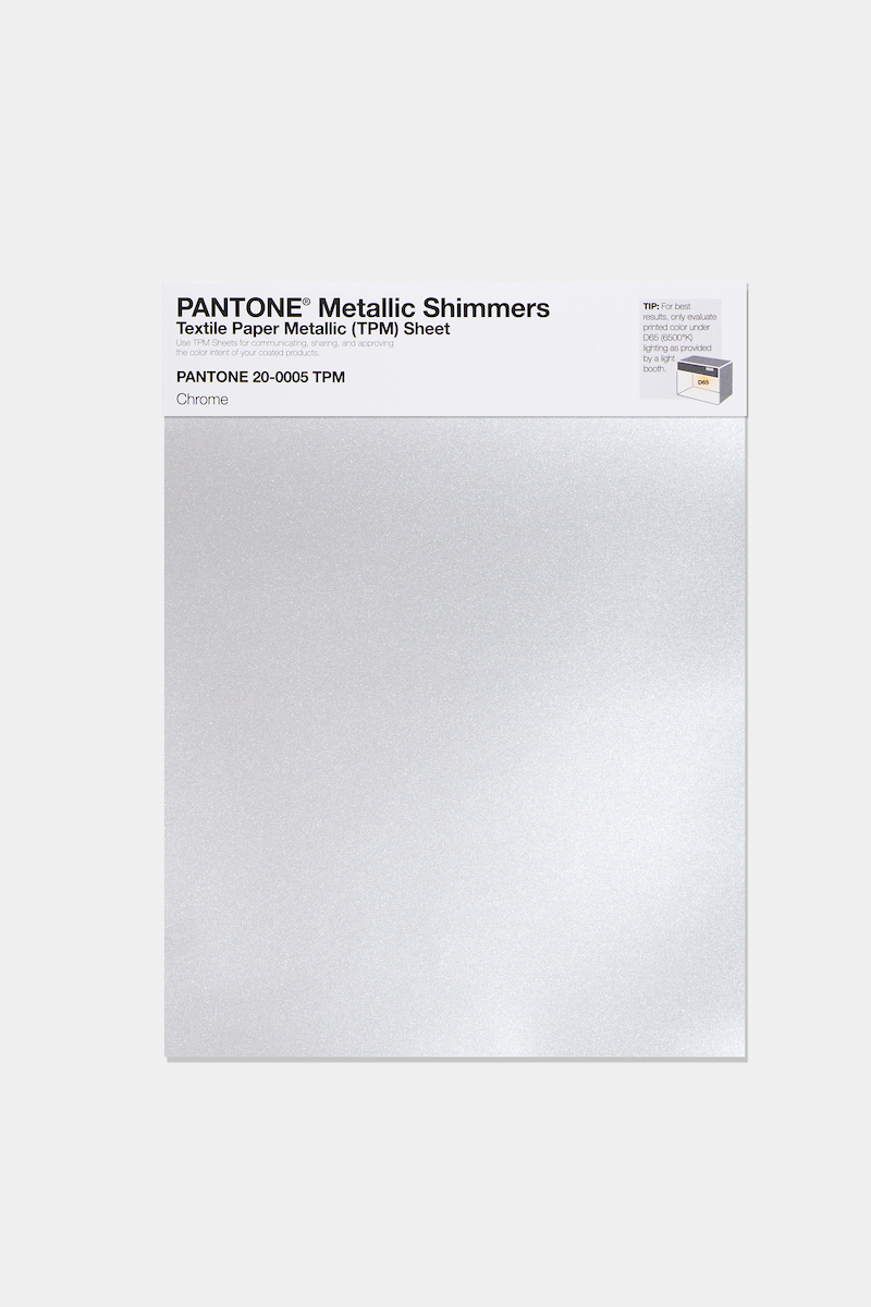 Artikelbild 1 des Artikels “PANTONE® METALLIC SHIMMERS SHEET 20-0005 TPM Chrome “