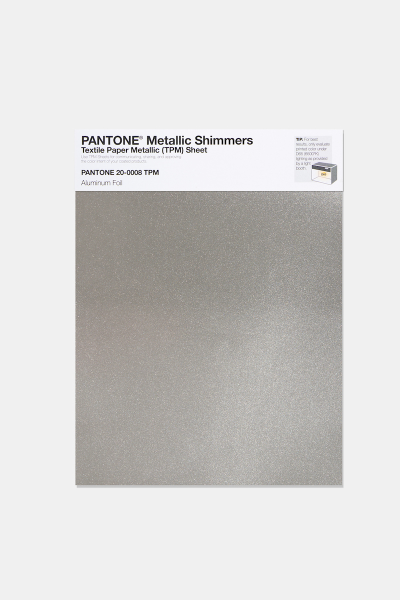 Artikelbild 1 des Artikels “PANTONE® METALLIC SHIMMERS SHEET 20-0008 TPM Aluminum Foil “