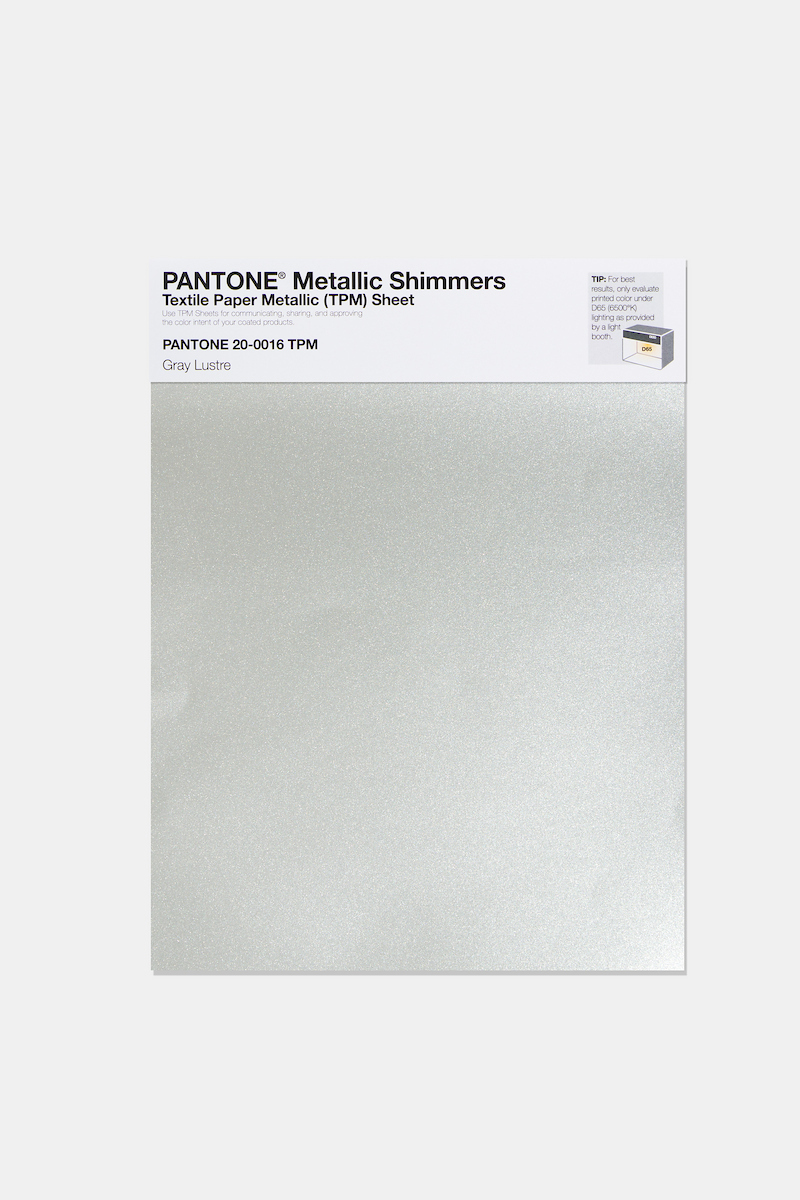 Artikelbild 1 des Artikels “PANTONE® METALLIC SHIMMERS SHEET 20-0016 TPM Gray Lustre “