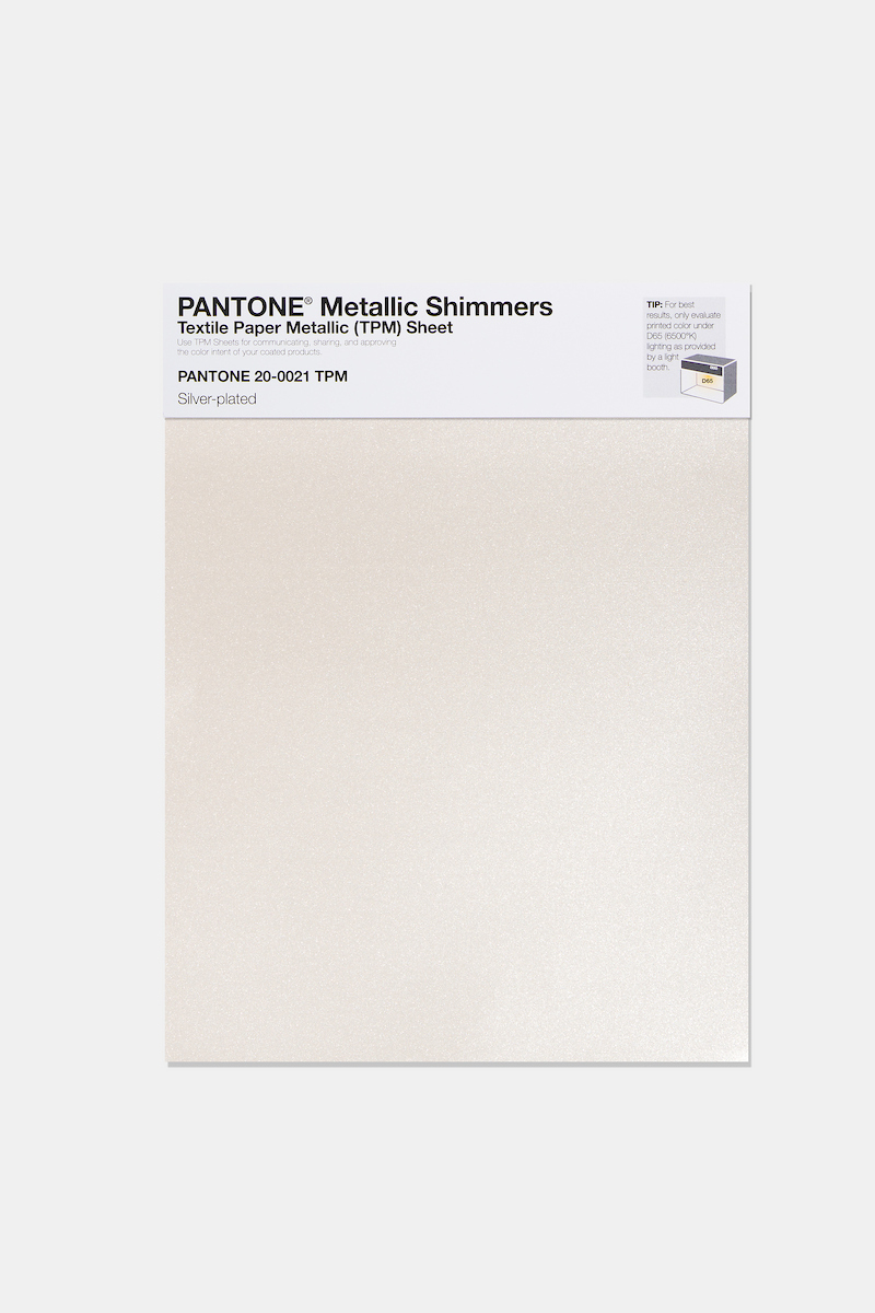 Artikelbild 1 des Artikels “PANTONE® METALLIC SHIMMERS SHEET 20-0021 TPM Silver-plated “