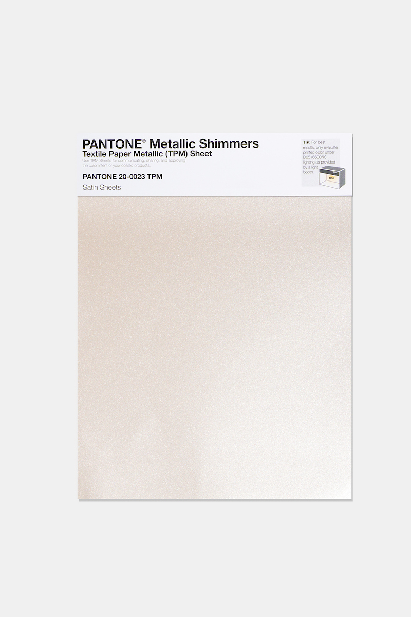 Artikelbild 1 des Artikels “PANTONE® METALLIC SHIMMERS SHEET 20-0023 TPM Satin Sheets “