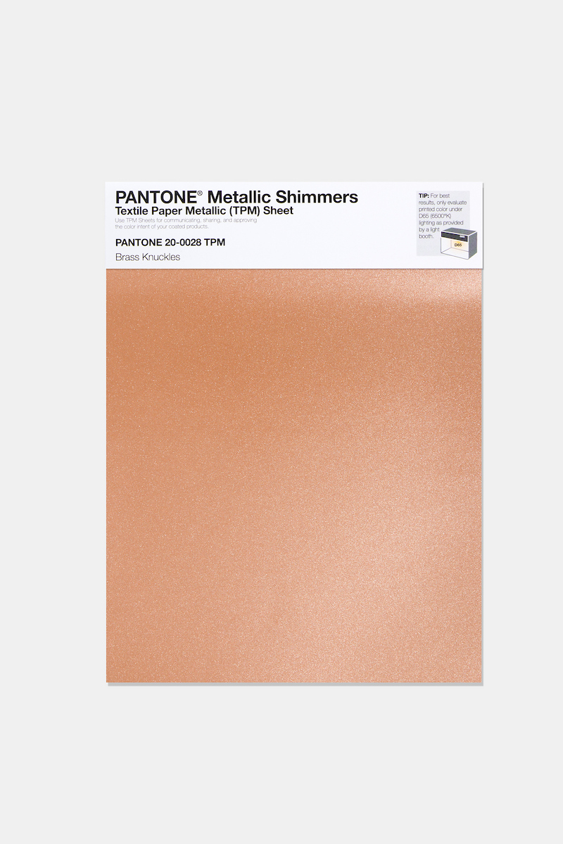 Artikelbild 1 des Artikels “PANTONE® METALLIC SHIMMERS SHEET 20-0028 TPM Brass Knuckles “